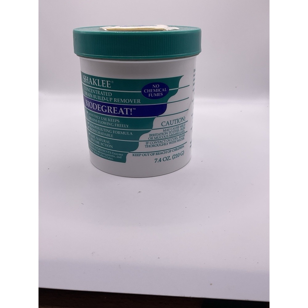 Shaklee Biodegreat Concentrated Drain Build Up Drain Cleaner